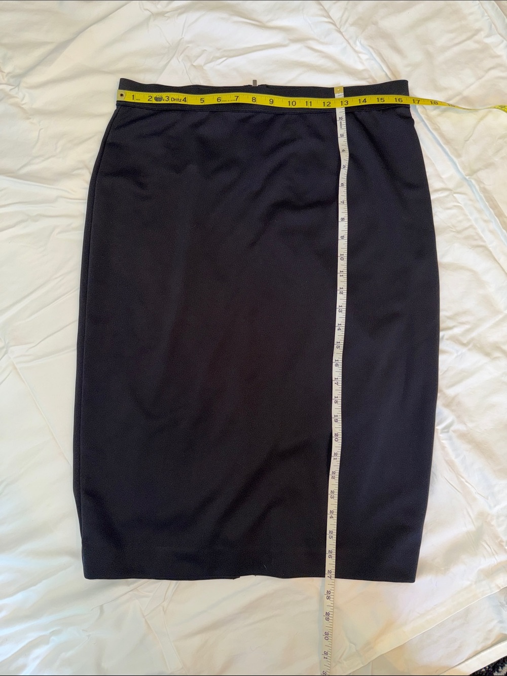 Alfani Black Pencil Skirt — Classic Tailored Silhouette